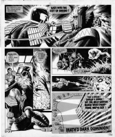 Gaze Into The Fist of Dredd by Brian Bolland, Comic Art